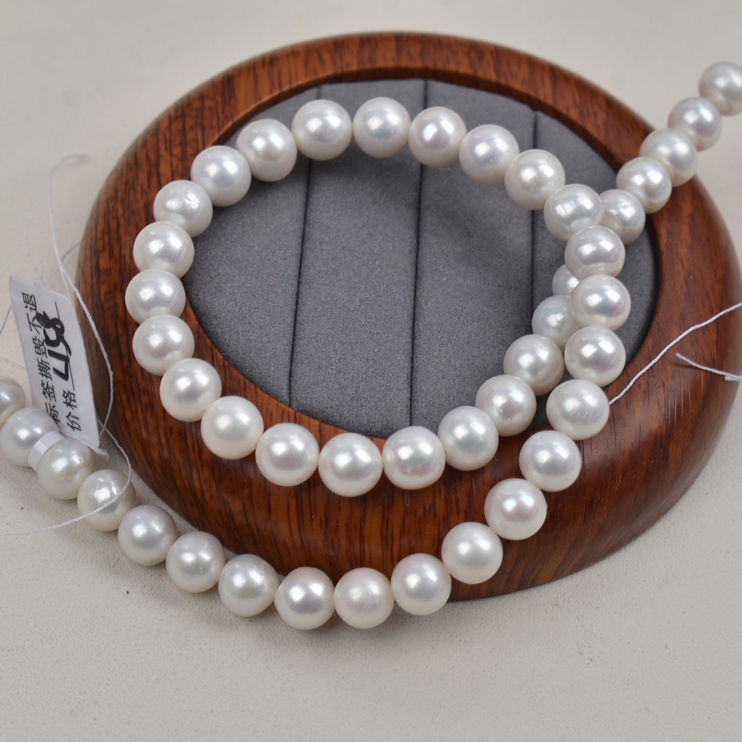 1143 8-9Mm Edison Round Bar Natural Freshwater Baroque Pearl DIY Jewelry Accessories Material