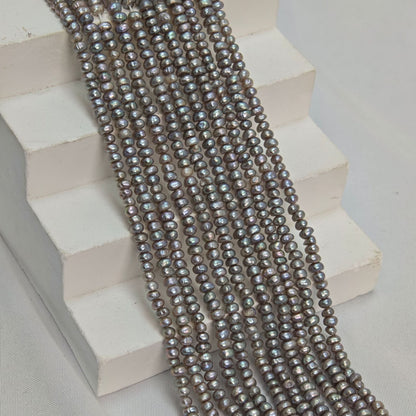 1237 40 cm long, natural freshwater pearl work in progress handmade beaded material