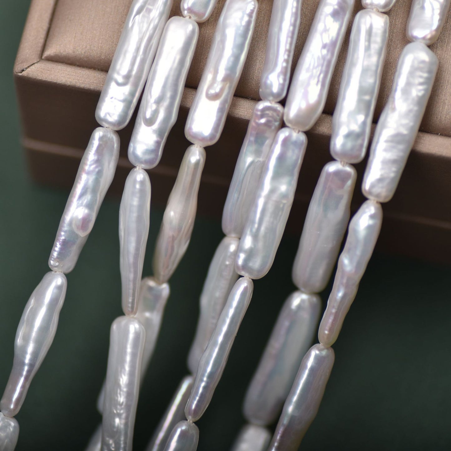 1105 Baroque strong light irregular natural freshwater pearl DIY necklace beaded jewelry accessories wholesale