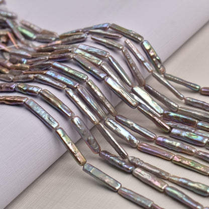 1108 Baroque special-shaped gray natural freshwater pearl manual DIY accessories