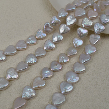 1075 Baroque special-shaped about 11-12mm love pearls, jewelry accessories