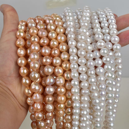 1150 strong natural freshwater pearl 9-10MM Edison pearl work in progress DIY jewelry accessories