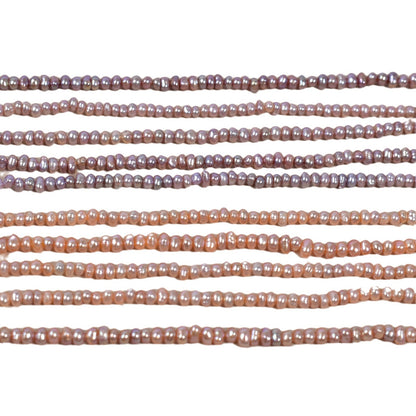 1204 Natural freshwater pearls 2-3mm color, flat beads work in progress DIY factory direct sales