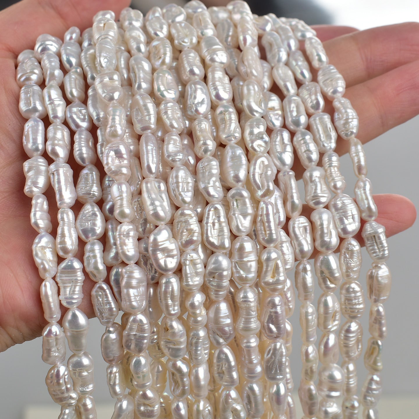 1082 Natural Baroque Freshwater Pearl Loose Beads DIY Jewelry Accessories