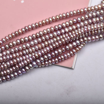 1202 Upper quality 5-6mm strong light thick DIY accessories, natural bread pearls