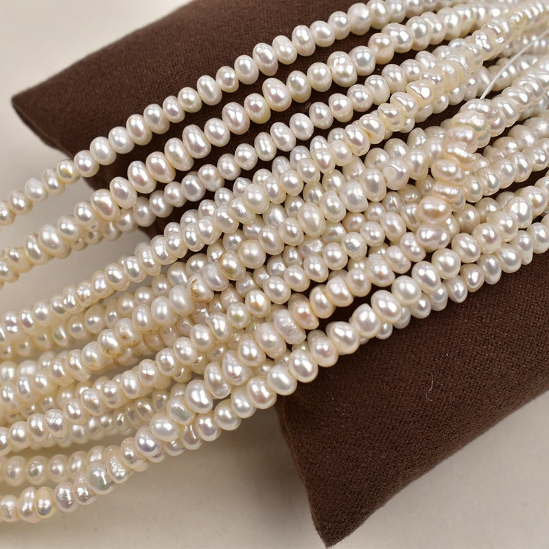 1235 3-4Mm keshi natural freshwater pearl DIY loose beads