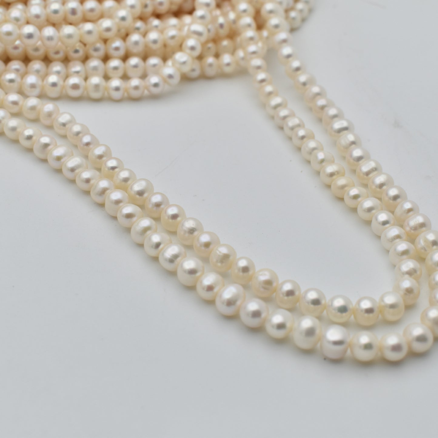 1174 Natural freshwater pearl 7-8mm punch DIY work in progress