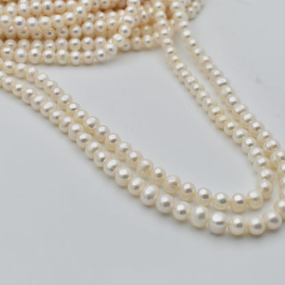 1174 Natural freshwater pearl 7-8mm punch DIY work in progress