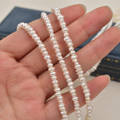 1235 3-4Mm keshi natural freshwater pearl DIY loose beads