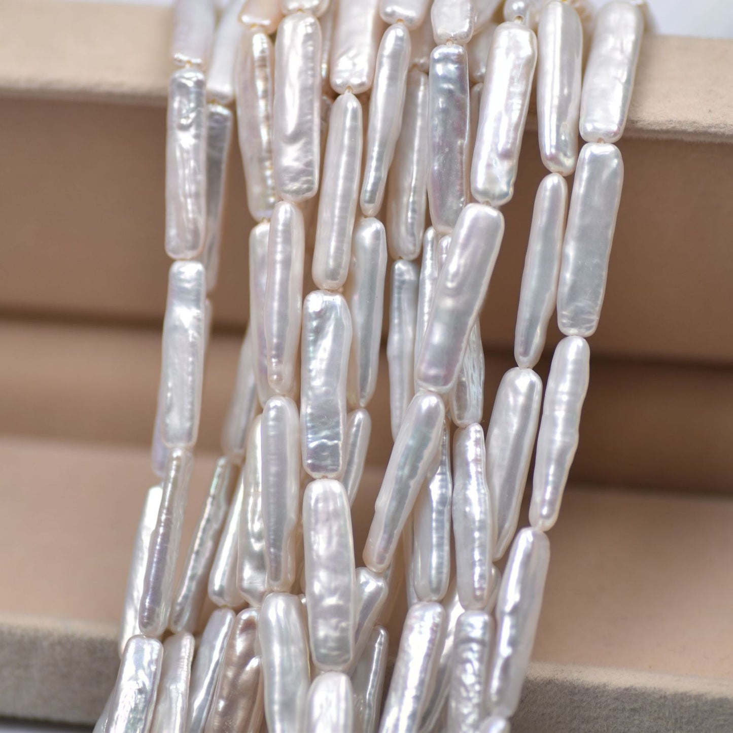 1105 Baroque strong light irregular natural freshwater pearl DIY necklace beaded jewelry accessories wholesale