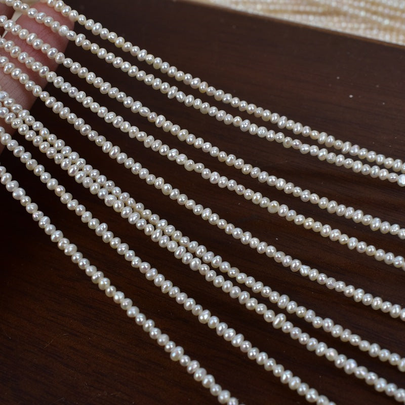 1192 1.8mm natural fresh water very fine pearl handmade DIY loose bead accessories