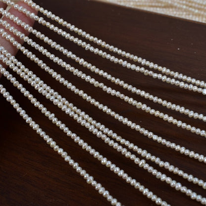1192 1.8mm natural fresh water very fine pearl handmade DIY loose bead accessories