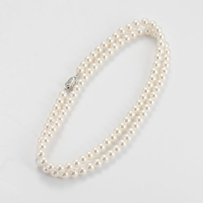 120Cm Pearl Necklace, Wear More Fa Zhengyuan Imitation  + Chain Stacked, Wear Women's Long Sweater Chain