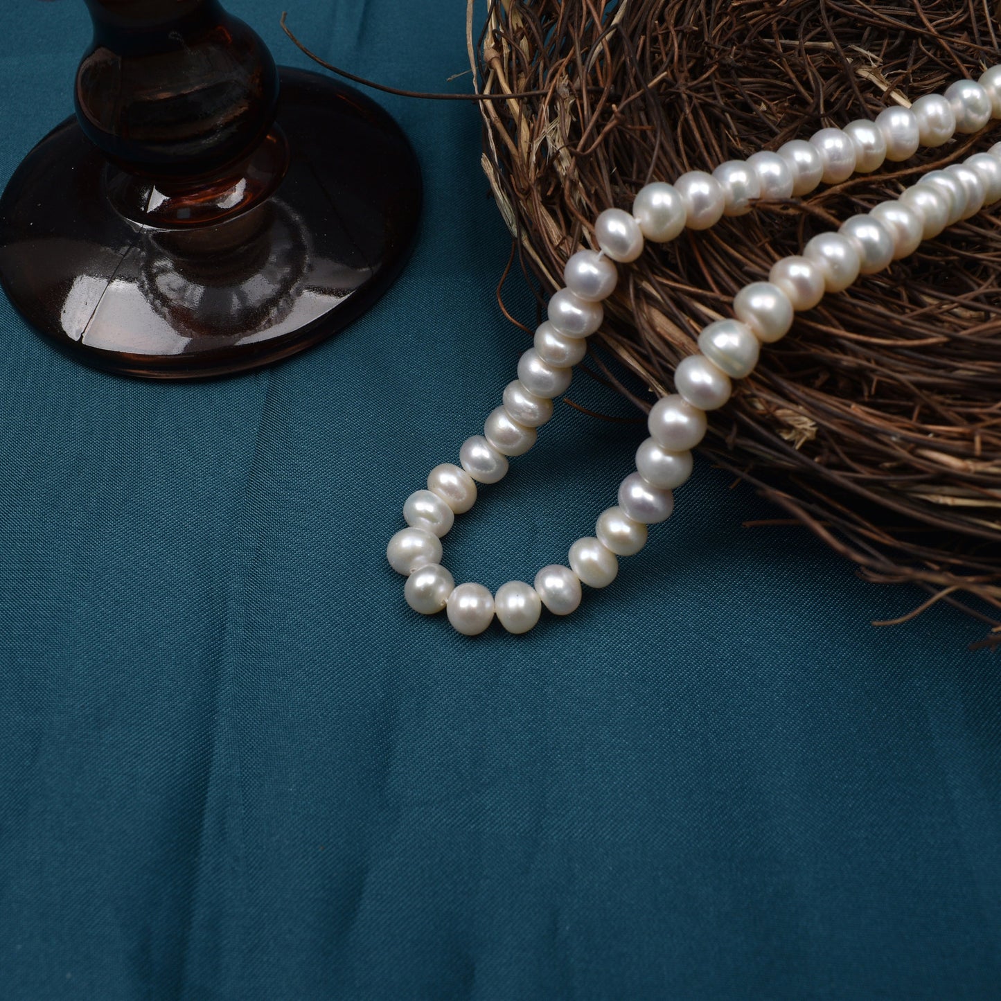 1208 6mm natural freshwater pearl loose beads work in progress handmade DIY accessories raw materials