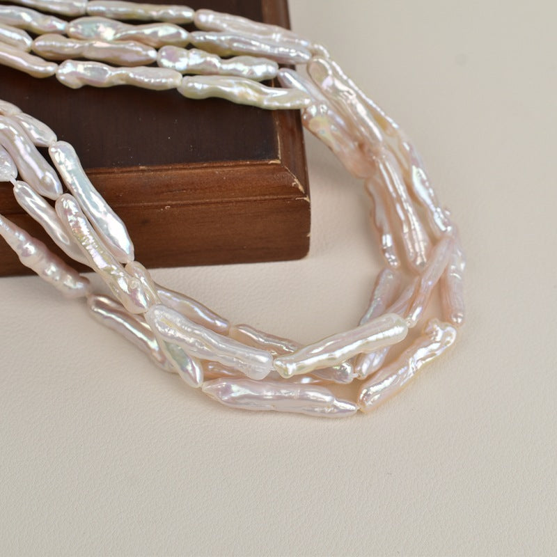 1084 6 * 20Mm toothpick pearl natural freshwater real pearl