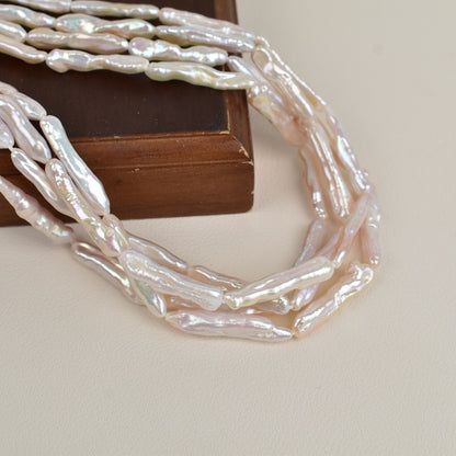 1084 6 * 20Mm toothpick pearl natural freshwater real pearl