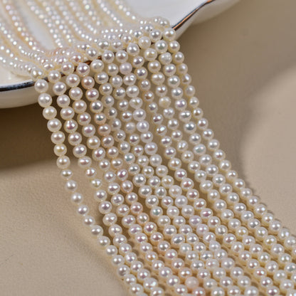 1112 Cost-effective natural freshwater seedless pearl loose beads 3-3.5 mm supply