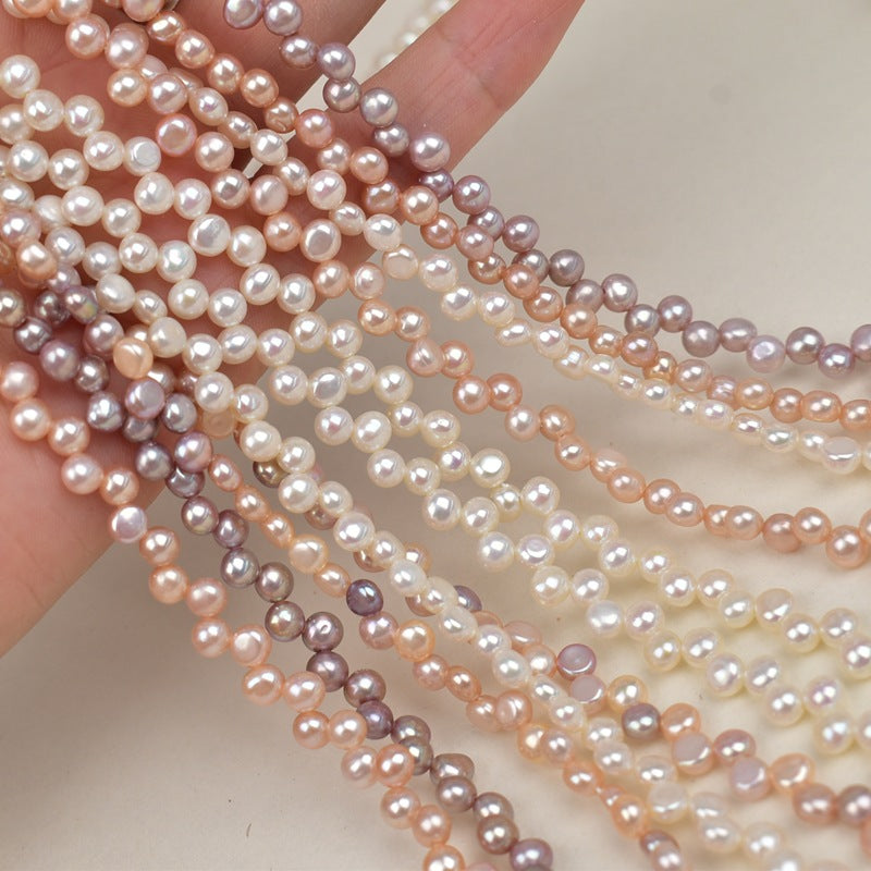 1233 4-5mm Baroque Pearl Natural Freshwater Pearl DIY Handmade Jewelry Wear