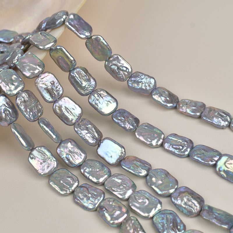 1078 Baroque cube shaped pearl natural freshwater pearl