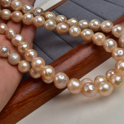 1150 strong natural freshwater pearl 9-10MM Edison pearl work in progress DIY jewelry accessories