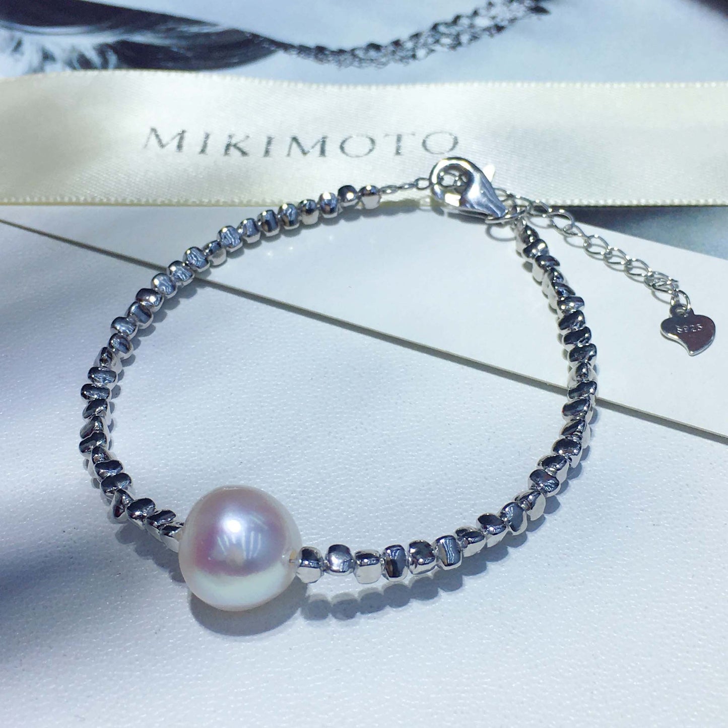 Freshwater Baroque Passepartout Pearl S925 Sterling Silver Necklace Bracelet Set