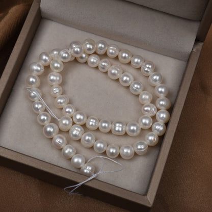 1126 Natural Pearl 5-8mm work in progress Strong Threaded Pearl