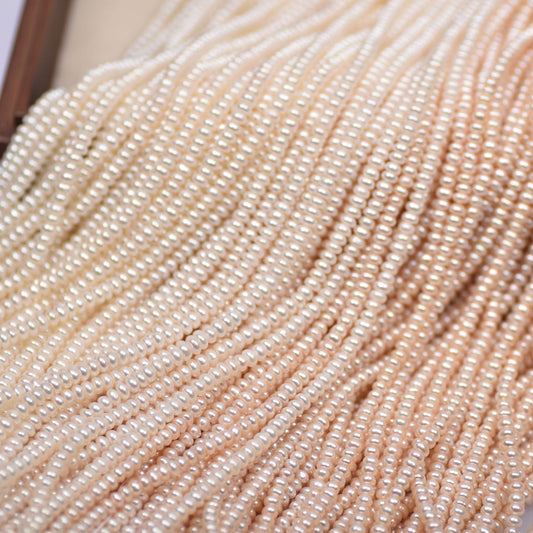 1217 good quality 3-4mm natural freshwater pearl DIY jewelry bead material wholesale