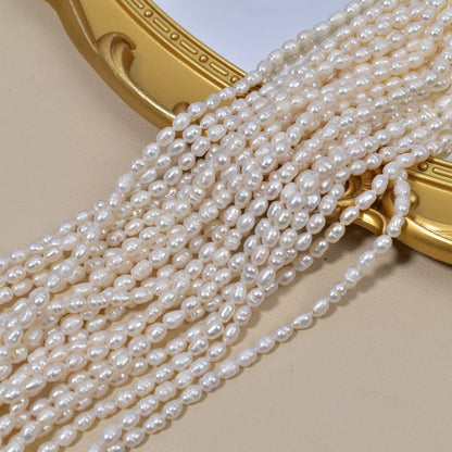 1058 4-5Mm natural freshwater pearl pearl DIY necklace bracelet work in progress