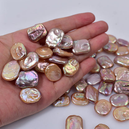 巴洛克异形方块珠散珠颗粒天然淡水无孔珍珠diy耳环吊坠饰品配件