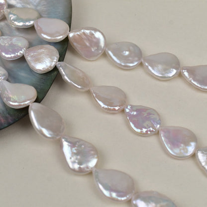 1074 14 * 18Mm Baroque Large Water Drop Shaped Pearl