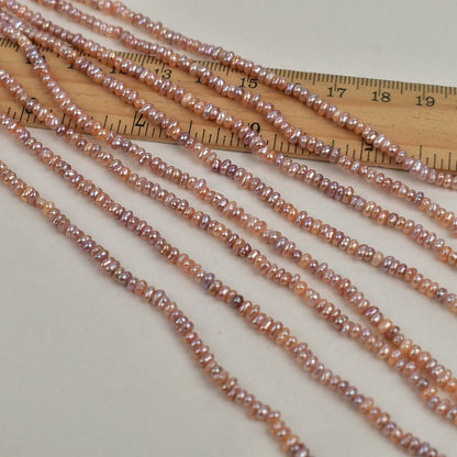 1254 2-3mm small colored pearls