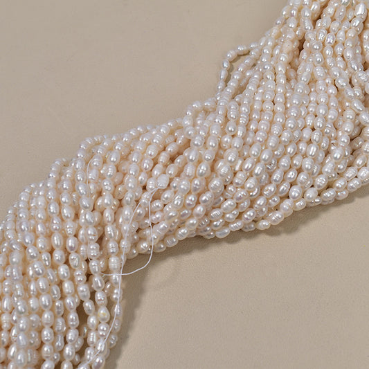 1058 4-5Mm natural freshwater pearl pearl DIY necklace bracelet work in progress