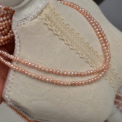 1185 4-5Mm natural freshwater pearl work in progress DIY loose beads