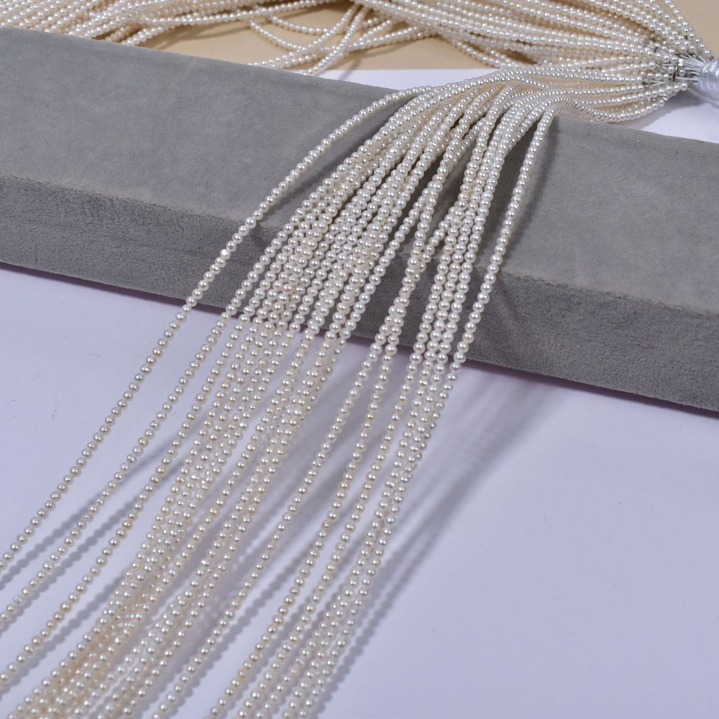 1170 strong light high quality 2mm small pearl, natural freshwater real pearl work in progress