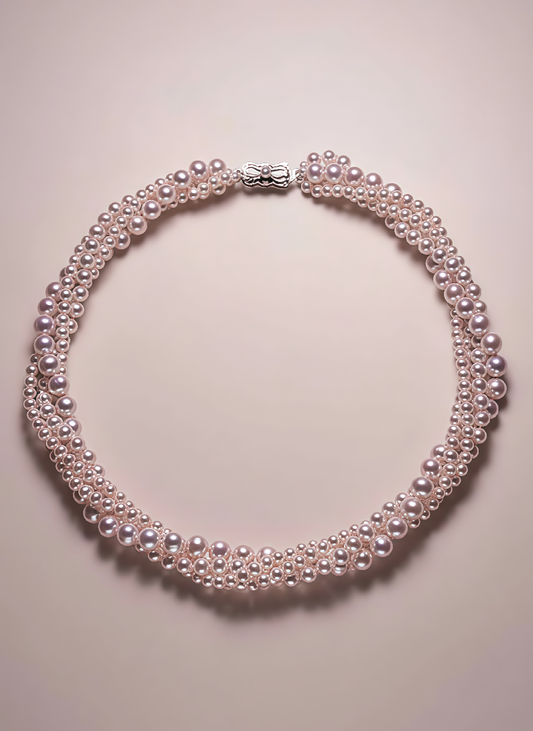 Pearl Necklace Four Layers