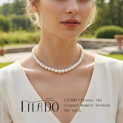 Natural Freshwater Pearl Necklace Gift for Mother