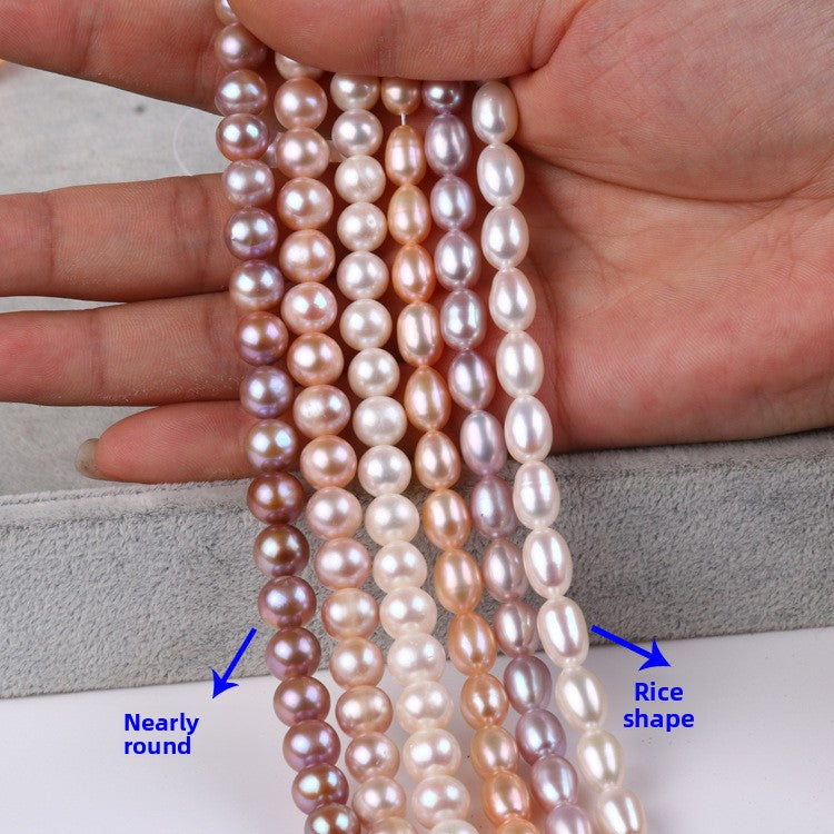 1001 Natural freshwater pearls, real pearls necklace DIY jewelry accessories loose beads