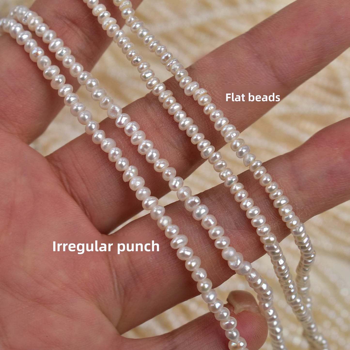 1253 Natural freshwater small pearl baby beads DIY loose beads accessories